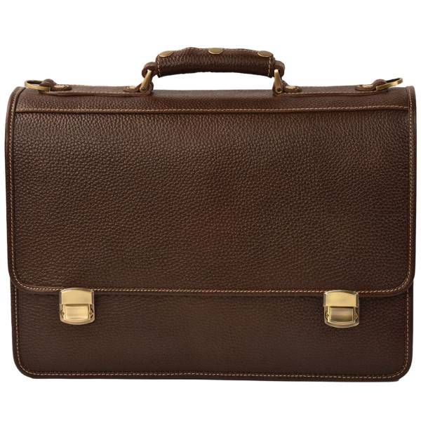 کیف اداری چرم طبیعی کهن چرم مدل L84-7، Kohan Charm L84 Leather Briefcase