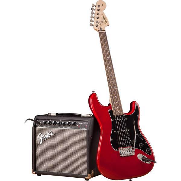 گیتار الکتریک فندر مدل Squier Strat Pack HSS Candy Apple Red، Fender Squier Strat Pack HSS Candy Apple Red Electric Guitar