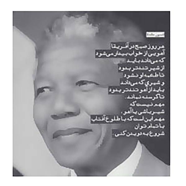 کتاب تابلو هدیه بزرگان اثر نلسون ماندلا