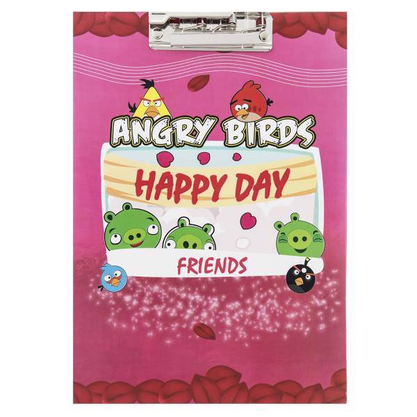 تخته شاسی آوای تحریر مدل Angry Birds A5 سایز A4، Avaye Tahrir Angry Birds A5 Sketch Board Size A4