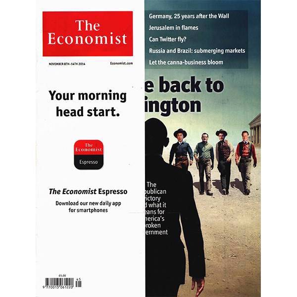 مجله اکونومیست - هشتم نوامبر 2014، The Economist Magazine - 8 November 2014