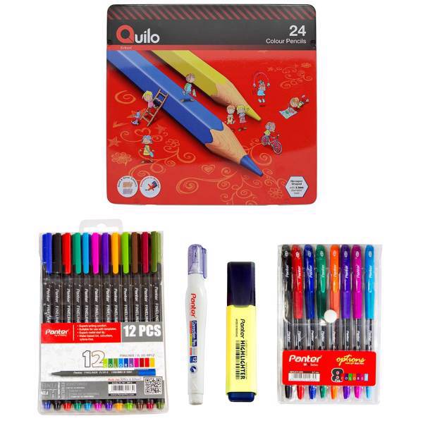 مجموعه 5 تکه نوشت افزار الف با کد 32، Alef Ba 32 Stationery Set 5 pcs