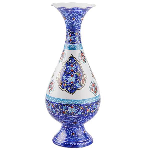 گلدان مسی میناکاری اثر ابوالقاسمی کد 170164