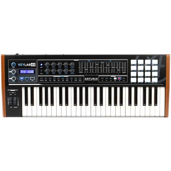 کیبورد میدی کنترلر آرتوریا مدل KeyLab 49 Black Edition، arturia KeyLab 49 Black Edition Midi Controller Keyboard