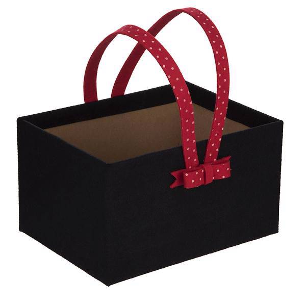 پاکت هدیه مدل چوبی طرح نمدی ساده 1، Wood Felt Simple Design 1 Horizontal Gift Bag