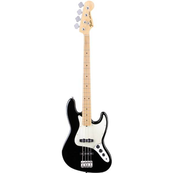 گیتار باس فندر مدل Standard Jazz Bass MN Black، Fender Standard Jazz Bass MN Black Bass Guitar