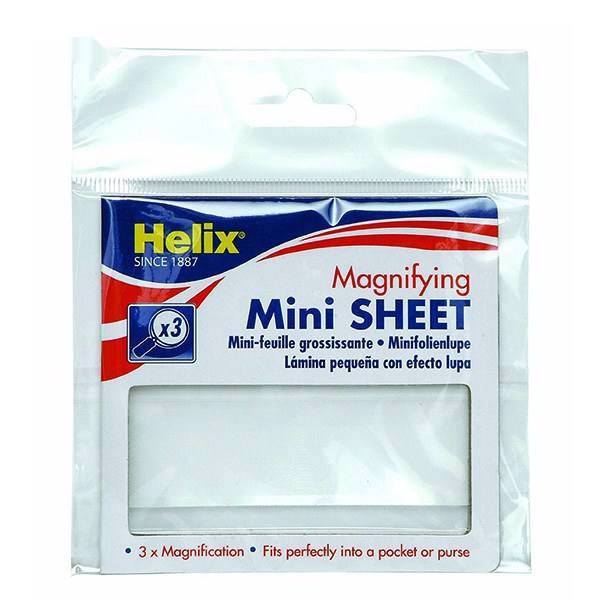 ذره بین صفحه ای هلیکس مدل Mini Sheet، Helix Mini Sheet Magnifier