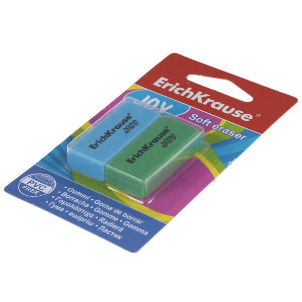 پاک کن اریک کراوزه مدل EK34650 بسته 2 عددی، ErichKrause EK34650 Eraser Pack of 2