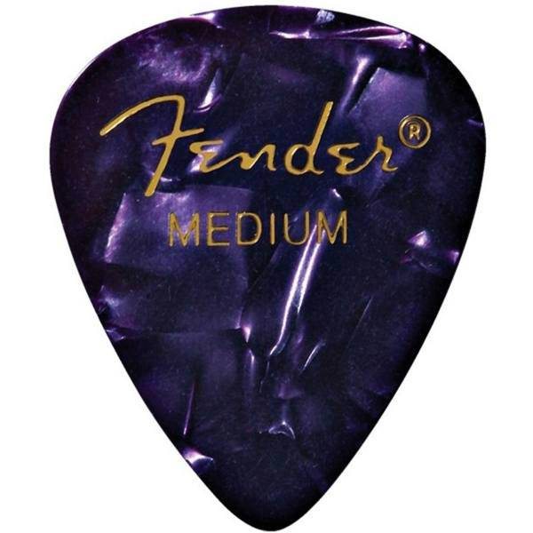 پیک گیتار فندر مدل PURPLE MOTO Medium بسته‌ دوازده عددی، Fender PURPLE MOTO Medium Guitar 12 Pick