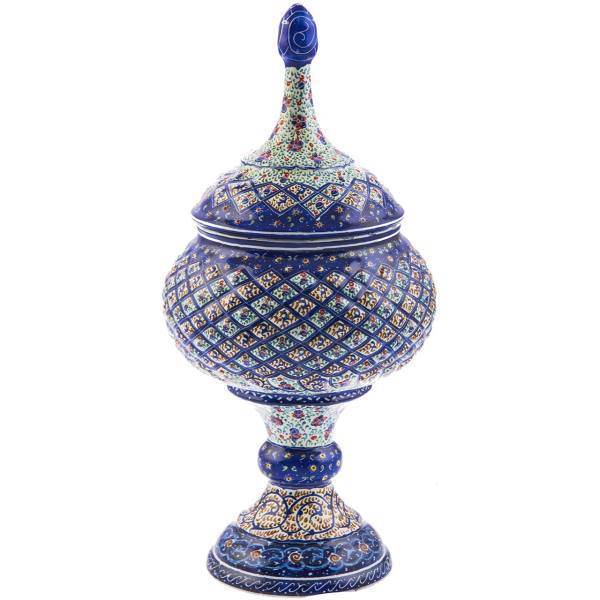 شکلات خوری مسی میناکاری شده اثر شیرازی طرح 1 سایز کوچک