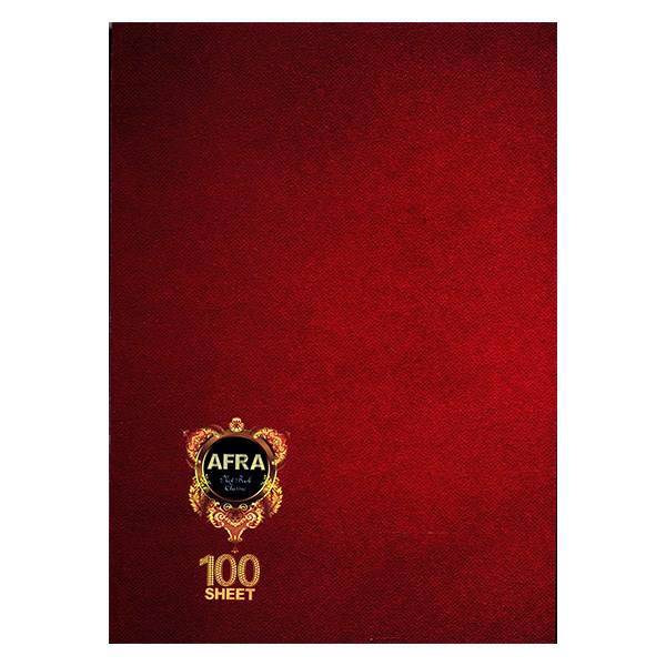 دفتر سیمی افرا 100 برگ طرح 15، Afra 100 Sheets Coiled Notebook Type 15