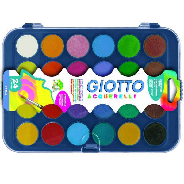 آبرنگ 24 رنگ جیوتو، Giotto 24 Color Watercolor