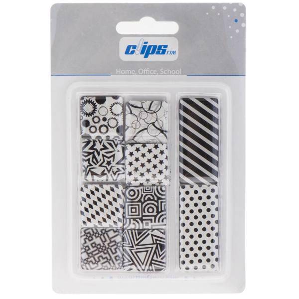 گیره‌ آهنربایی کلیپس مدل 100807 - بسته 10 عددی، Clips 100807 Magnet - Pack of 10