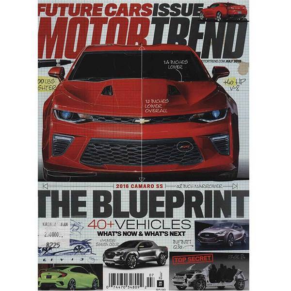 مجله موتور ترند - جولای 2015، Motor Trend Magazine - July 2015