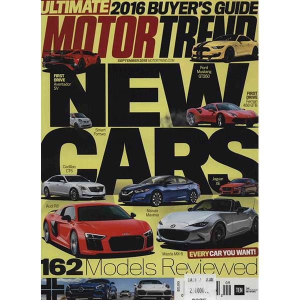 مجله موتور ترند - سپتامبر 2015، Motor Trend Magazine - September 2015