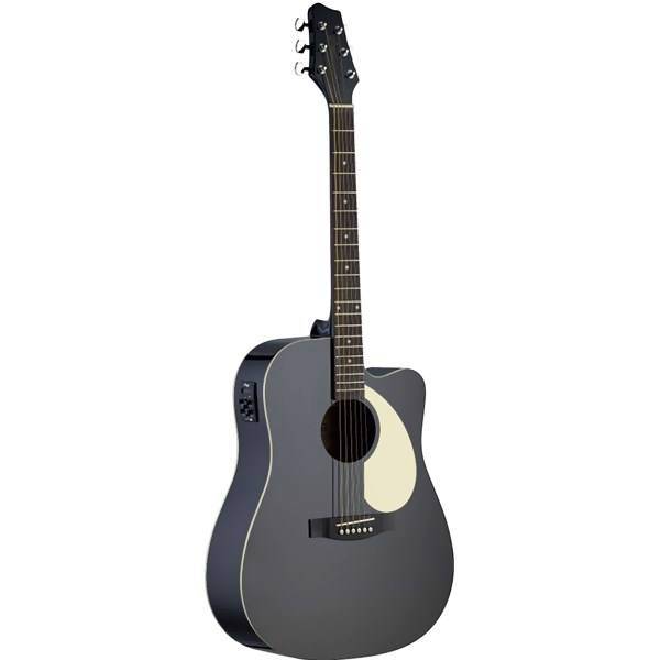 گیتار آکوستیک استگ مدل SA30DCE BK، Stagg SA30DCE BK Acoustic Guitar