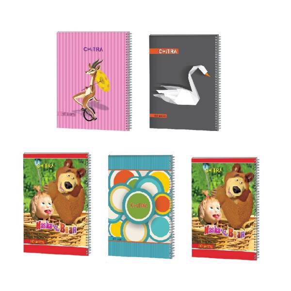 دفتر مشق چیترا کد 070 مجموعه 5 عددی، Chitra 070 Homework Notebook Set 5 Pcs