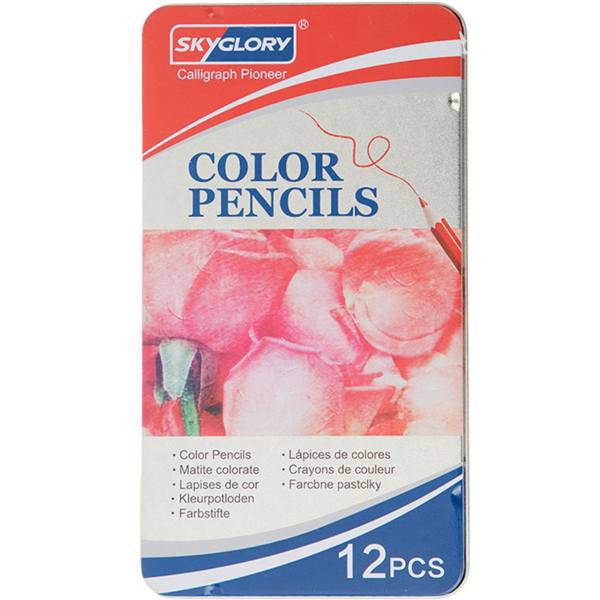 مداد رنگی 12 رنگ اسکای گلوری، Skyglory 12 Color Pencil