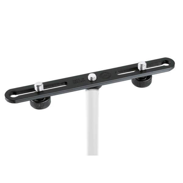 پایه میکروفون چندگانه کی اند ام مدل 23550، K and M 23550 Microphone Bar Stand