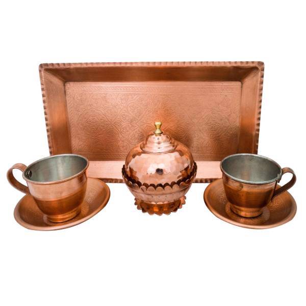 سرویس چای خوری مسی آرت گالری- 7 پارچه مدل A3342