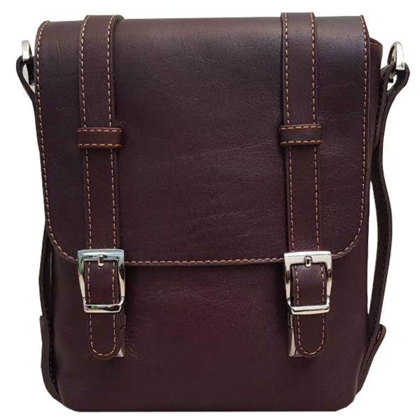 کیف دوشی چرم آنیل مدل سام، anil leather bag