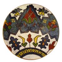 بشقاب سرامیکی سی دا کد NF02001 قطر 25 سانتی‌متر