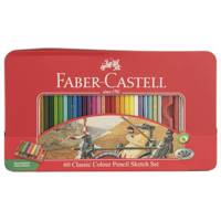 مداد رنگی 60 رنگ فابر-کاستل مدل Sketch Faber-Castell 60 Sketch Color Pencils