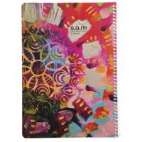 دفتر مشق سم طرح 16 SAM Pattern 16 Notebook