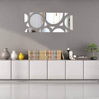 آینه پلکسی گلس دکووال مدل A34 شانزده تکه - Decowall A34 Plexiglas Mirror16 Pieces