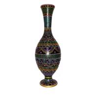 گلدان نقطه کوب گوهرچین کد 4869 ارتفاع 30 سانتی متر