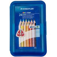 مداد رنگی 24 رنگ استدلر سری Noris Club مدل Jumbo - Staedtler Jumbo Noris Club Series 24 Colour Pencils