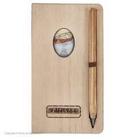 دفتر یادداشت مدل Happiness سایز 10 × 18 سانتی متر به همراه خودکار Happiness Notebook Size 18 in 10cm with Pen