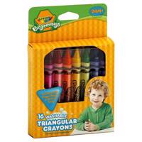 پاستل روغنی 16 رنگ کرایولا مدل Washable Triangular Crayola Washable Triangular Crayons Pack Of 16