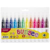 ماژیک رنگ آمیزی 12 رنگ مونامی مدل Bungee Monami Bungee Marker - Pack of 12