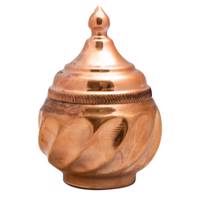 قندان مسی آرت گالری مدل مارپیچ کد 24
