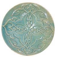 بشقاب سفالی پخش بهار مدل 002 طرح نقوش فرش