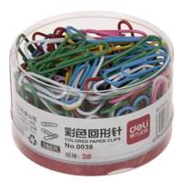 گیره کاغذ دلی کد 0038 - بسته 160 عددی Deli Paper Clip Code 0038 - Pack of 160