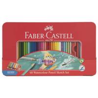 مداد آبرنگی 60 رنگ فابر-کاستل مدل Sketch Faber-Castell Sketch 60 Watercolor Pencils