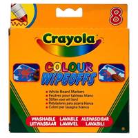 ماژیک رنگ آمیزی کرایولا مدل Wipeoff Pens - بسته 8 عددی Crayola Wipeoff Pens Whiteboard Marker- Pack of 8