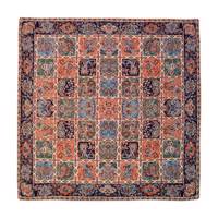 رومیزی ترمه ژینورا طرح GT0157 سایز 100x100 سانتیمتر