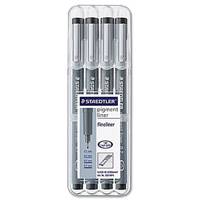 روان نویس استدلر مدل Pigment Liner - بسته 4 عددی Staedtler Pigment Liner Rollerball Pen - Pack of 4