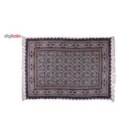 رومیزی قلمکار ممتاز نرگس‌ خانی طرح بته 4تکه مدل 02-01 سایز 150 × 100