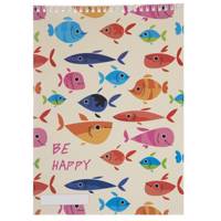 دفتر نقاشی آوای تحریر مدل Be Happy Avaye Tahrir Be Happy Painting Notebook