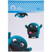 دفتر مشق کوییلو طرح هیولای خزدار 60 برگ Quilo Cute Furry Monster Homework Notebook 60 Sheets