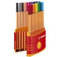 روان نویس 20 رنگ استابیلو مدل Point 88 Stabilo Point 88 20 Color Rollerball Pen