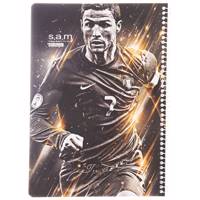 دفتر مشق سم طرح فوتبالی 6 - Sam Football 6 Homework Notebook