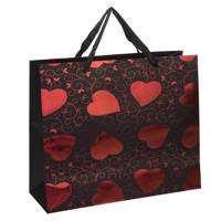 پاکت هدیه افقی طرح قلب 10 Heart Design 10 Horizontal Gift Bag