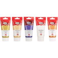 رنگ اکریلیک 5 رنگ سی پی ام مدل Gold Edition حجم 75 میلی لیتر CPM Gold Edition 5 Color Acrylic 75ml