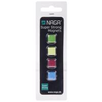 گیره آهنربایی ناگا مدل Coated Steel – بسته 4 عددی Naga Coated Steel Design 1 Magnets -Pack of 4