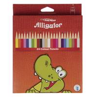 مداد رنگی 24 رنگ الیگیتور Alligator 24 Color Pencil